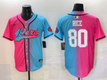Men's San Francisco 49ers Jerry Rice Pink/Blue Game Jersey