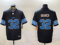 Men's Detroit Lions Brian Branch Black Alternate Game Jersey
