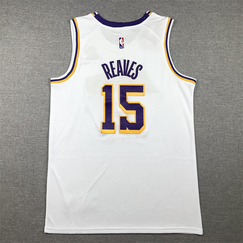 Men's Los Angeles Lakers Austin Reaves White 2022/23 Swingman Jersey - Association Edition