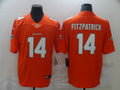 Men's Miami Dolphins Ryan Fitzpatrick Orange Game Jersey