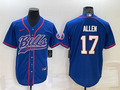 Men's Buffalo Bills Josh Allen Royal Game Jersey Joint Edition