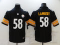Men's Pittsburgh Steelers Jack Lambert Black Game Jersey