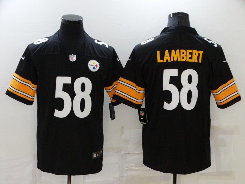Men's Pittsburgh Steelers Jack Lambert Black Game Jersey