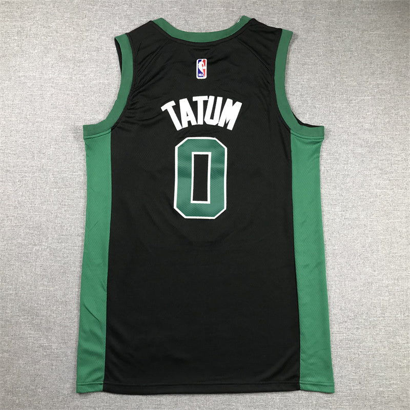 Men's Boston Celtics Jayson Tatum Black 2022/23 Statement Edition Swingman Jersey