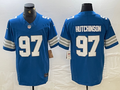 Men's Detroit Lions Aidan Hutchinson Blue Vapor F.U.S.E. Limited Jersey