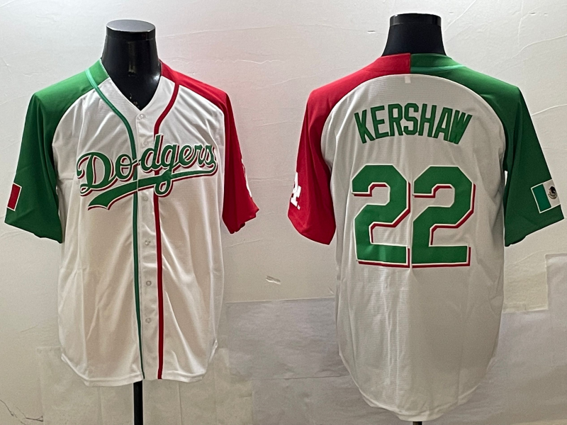 Men's Los Angeles Dodgers Clayton Kershaw White Player Jersey