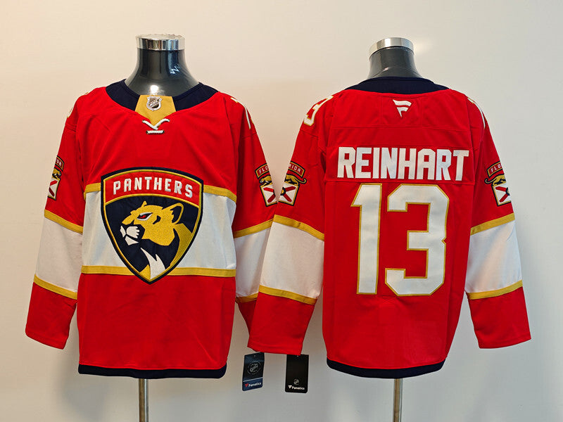 Men's Florida Panthers Sam Reinhart Fanatics Red Player Jersey