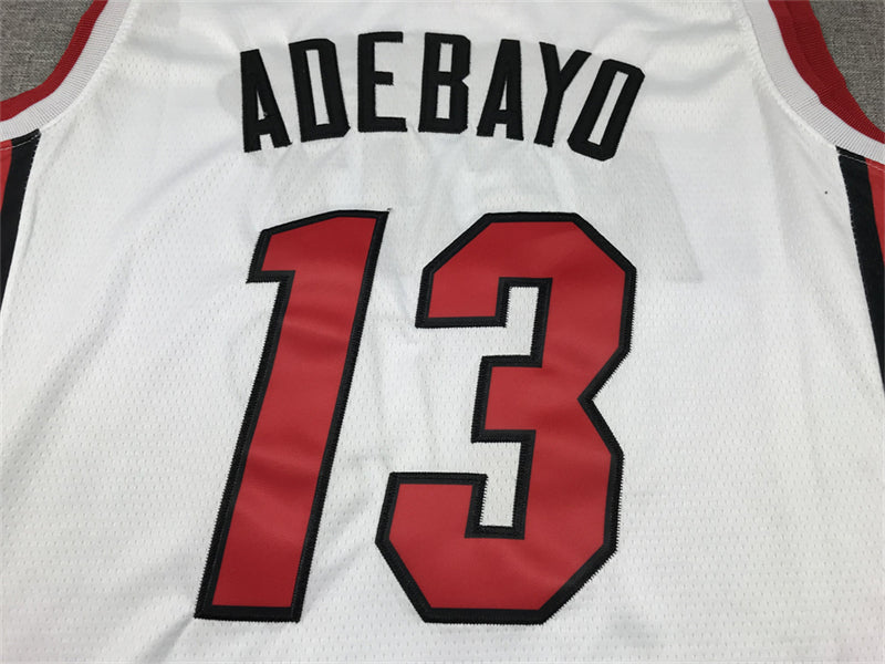 Men's Miami Heat Bam Adebayo White 2022/23 Swingman Jersey - Association Edition