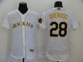 Men's Colorado Rockies Nolan Arenado White Replica Team Jersey