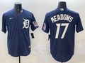 Men's Detroit Tigers Austin Meadows Navy Replica Player Jersey