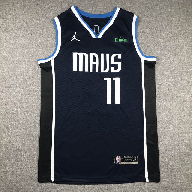 Men's Dallas Mavericks Kyrie Irving Navy Swingman Jersey - Statement Edition