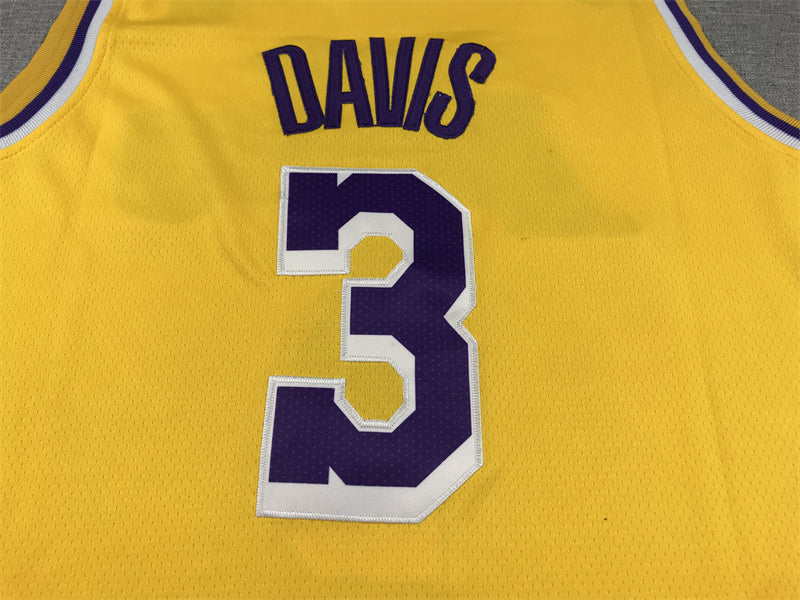 Men's Los Angeles Lakers Anthony Davis Gold 2022/23 Swingman Jersey - Icon Edition