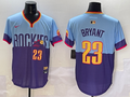 Men's Colorado Rockies Kris Bryant Purple/Light Blue 2025 City Connect Limited Player Jersey