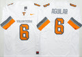 Men's Tennessee Volunteers Joey Aguilar White Player Game Jersey