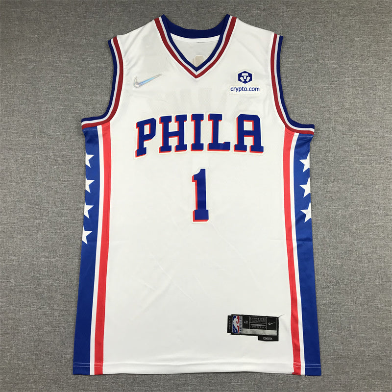 Men's Philadelphia 76ers James Harden White 2022/23 Swingman Jersey - Association Edition