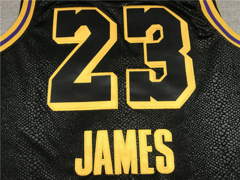 Men's Los Angeles Lakers Lebron James Final Path Jersey Stitched