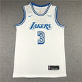 Men's Los Angeles Lakers Anthony Davis White Swingman Jersey - City Edition