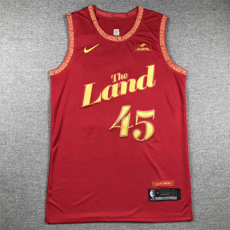 Men's Cleveland Cavaliers Donovan Mitchell Wine 2023/24 Swingman Jersey - City Edition