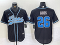 Men's Detroit Lions Jahmyr Gibbs Black Game Jersey