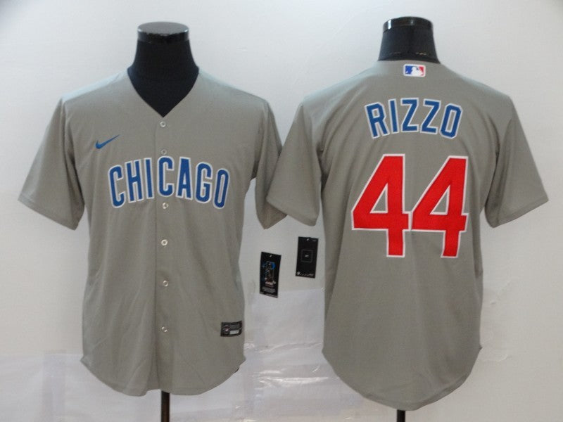 Men's Chicago Cubs Anthony Rizzo Gray Replica Baseball Jersey