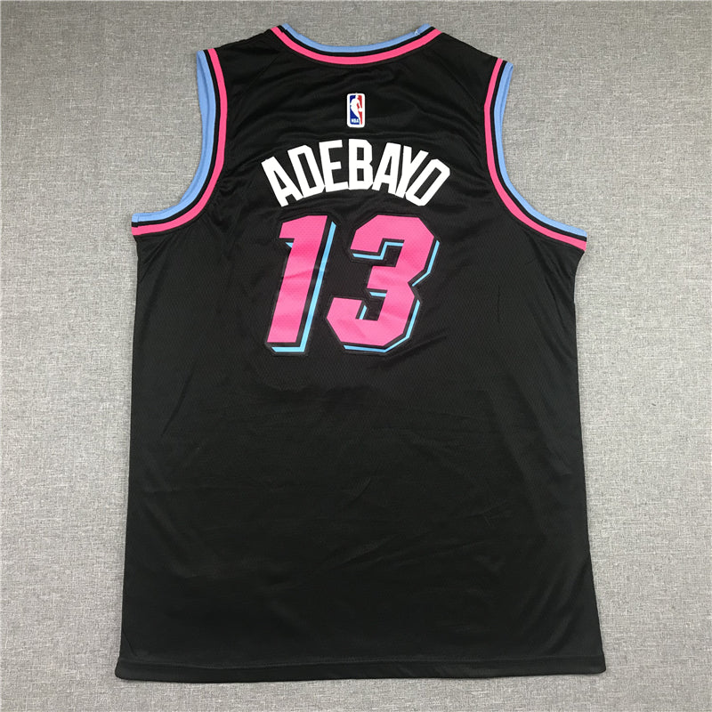 Men's Miami Heat Bam Adebayo Black Swingman Player Jersey