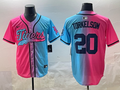 Men's Detroit Tigers Spencer Torkelson Pink/Blue Player Jersey