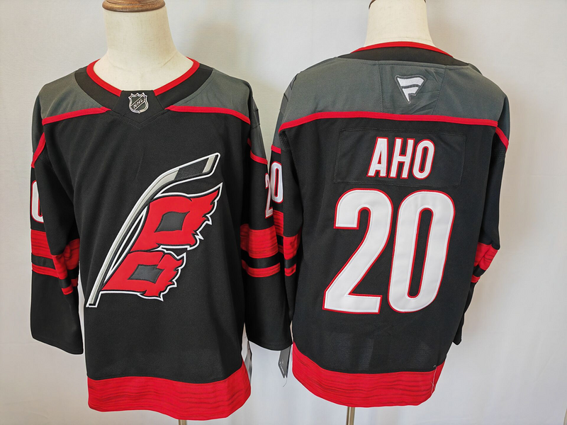 Men's Carolina Hurricanes Sebastian Aho Fanatics Black Jersey