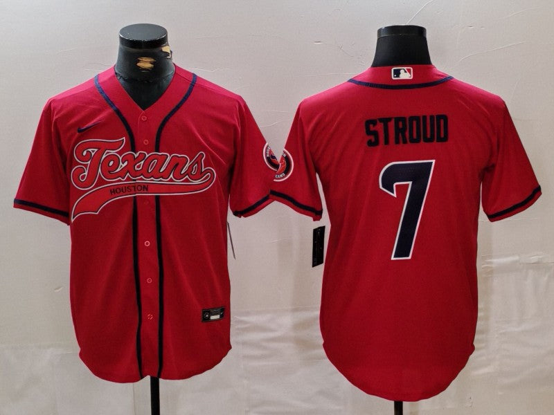 Men's Houston Texans C.J. Stroud Red Game Player Jersey
