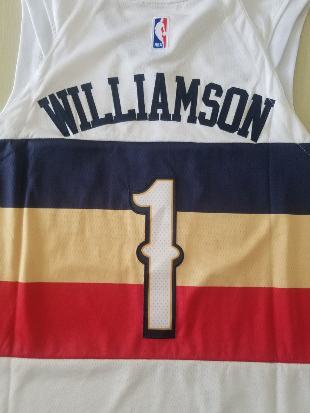Men's New Orleans Pelicans Zion Williamson NBA White Swingman Jersey