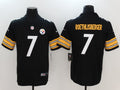 Men's Pittsburgh Steelers Ben Roethlisberger Black Game Jersey