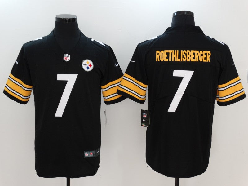 Men's Pittsburgh Steelers Ben Roethlisberger Black Game Jersey