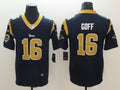 Men's Los Angeles Rams Jared Goff Navy Game Jersey