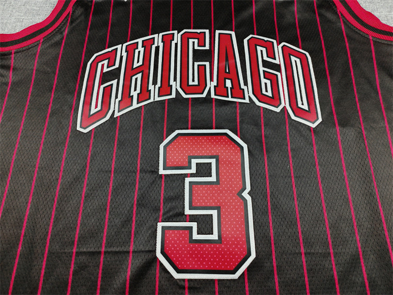 Men's Chicago Bulls Josh Giddey Black Swingman Jersey - Statement Edition