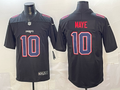 Men's New England Patriots Drake Maye Carbon Black Fashion Game Jersey