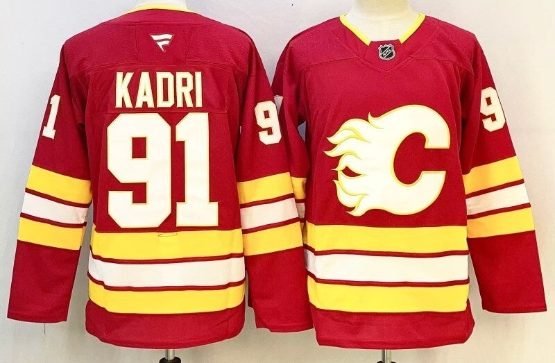 Men's Calgary Flames Nazem Kadri Fanatics Red Home Breakaway Player Jersey