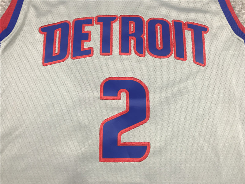 Men's Detroit Pistons Cade Cunningham Gray 2021/22 Swingman Player Jersey