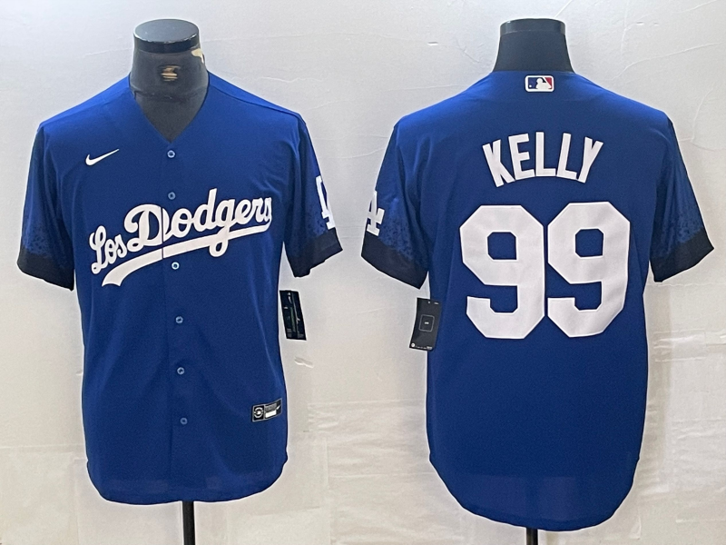 Men's Los Angeles Dodgers Joe Kelly Blue Player Jersey