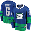 Men's Vancouver Canucks Brock Boeser Fanatics Blue Breakaway Jersey