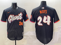 Men's San Francisco Giants Willie Mays Black 2025 City Connect Limited Player Jersey