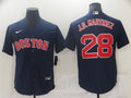 Men's Boston Red Sox J.D. Martinez Navy Replica Baseball Jersey
