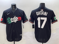 Men's Los Angeles Dodgers Shohei Ohtani Black Game Player Jersey