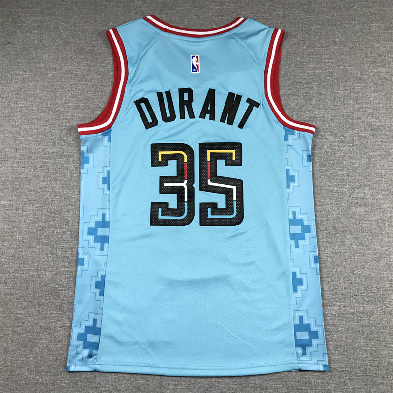 Men's Phoenix Suns Kevin Durant Turquoise 2022/23 Swingman Jersey - City Edition