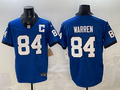 Men's Indianapolis Colts Tyler Warren Heather Royal Alternate 2 Indiana Nights Game Jersey