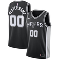 Men's San Antonio Spurs Custom Black Jersey