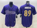 Men's Baltimore Ravens Mark Andrews Purple Player Jersey Joint Edition
