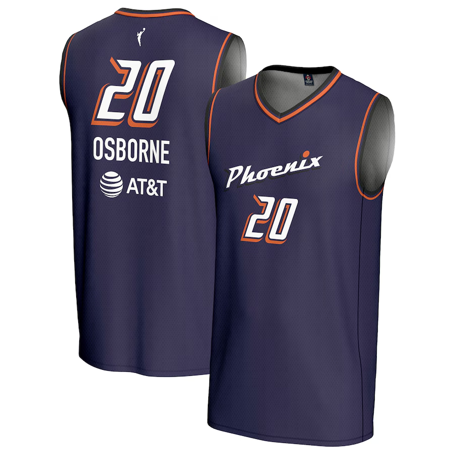 Men's Phoenix Mercury Charisma Osborne Purple Player Jersey
