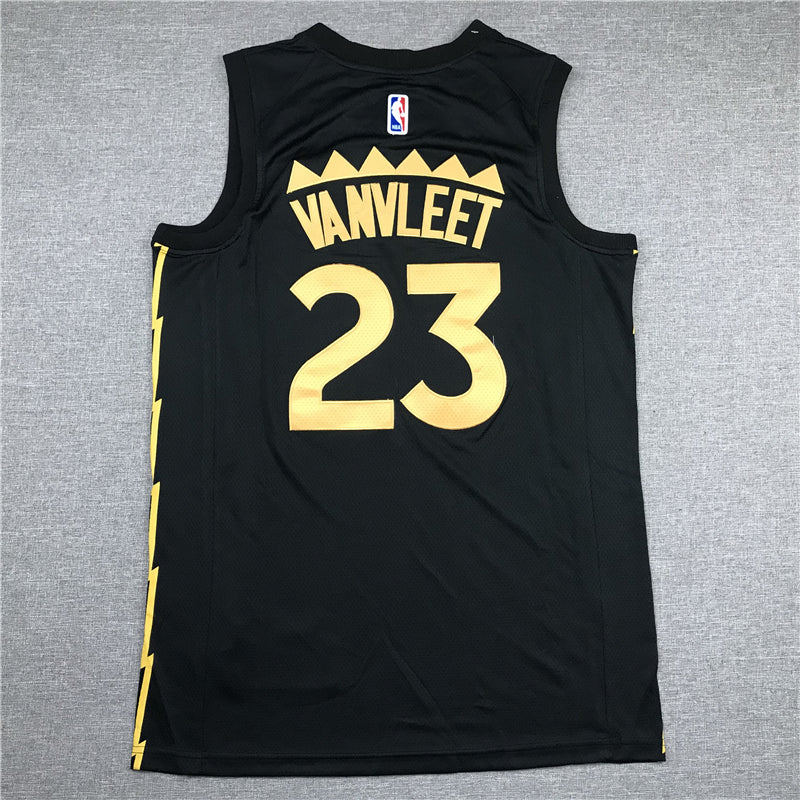 Men's Toronto Raptors Fred VanVleet Black 2020/21 Swingman Jersey - City Edition