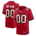 Men's Tampa Bay Buccaneers Red Team Custom Game Jersey