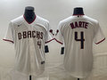Men's Arizona Diamondbacks Ketel Marte White Home Replica Player Jersey
