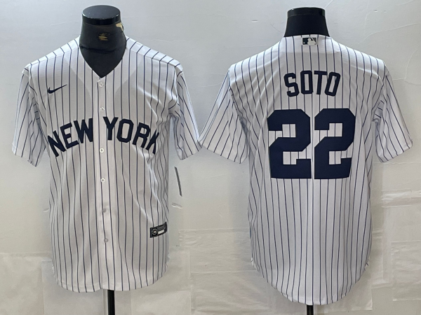 Men's New York Yankees Juan Soto White Limited Jersey